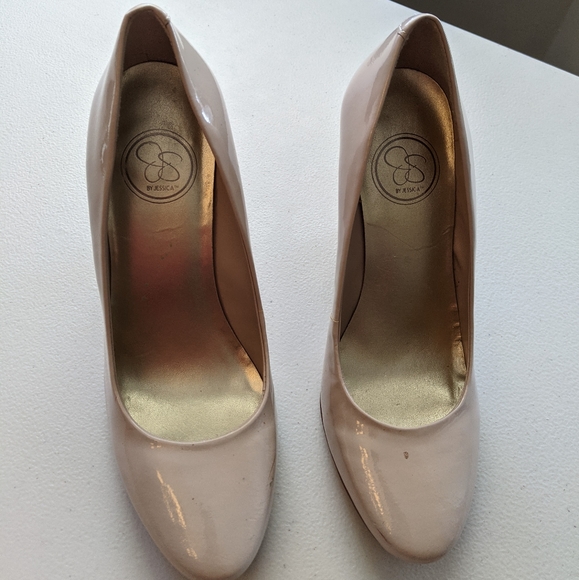 J's by Jessica nude wedges - Picture 2 of 4